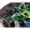 GPM Alum Alloy Front Upper Suspension Arms Green for Traxxas 1/10 4-Tec Drift Car