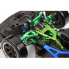 GPM Alum Alloy Front Lower Suspension Arms Green for Traxxas 1/10 4-Tec Drift Car