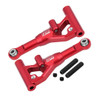GPM Alum Alloy Front Lower Suspension Arms Red for Traxxas 1/10 4-Tec Drift Car