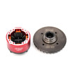 GPM Medium Carbon Steel + Alum Alloy Rear Differential Red for X-Maxx / XRT