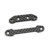 Yeah Racing KYOP-032BK/S Graphite Front Plate for Kyosho Optima Pro