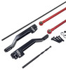 NHX RC Aluminum Rear Sway Bar Set for Traxxas 1/7 Unlimited Desert Racer Black/Red