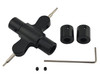 NHX RC Box 8.0mm Propeller Motor Wrench Tool w/ One-way Bearing (Ratchet) & Hex 1.5/2.0mm Screwdriver