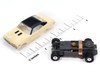 Auto World Thunderjet 1969 Chevy Nova (Cream) HO Scale Slot Car