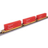 Kato 106-6188 MAXI-IV 3-Unit Well Cars w/ Ferromex Containers TTX #732335 N Scale