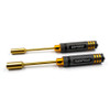 Yeah Racing YT-0249BK/GD Alum Lock Nut Driver Wrench Combo Set 1/4,11/32 : RC10