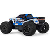 ARRMA ARA4202V4T2 1/10 GRANITE MEGA 665 4X4 RTR Brushed Monster Truck, Blue