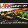 AFX 22122 Champions Raceway Mega G+ HO Slot Car Race Set