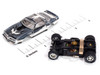 Auto World Xtraction 1978 Pontiac Firebird T/A (Chrome, Black & White) HO Scale Slot Car