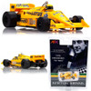 AFX 22114 Mega-G+ Lotus 99T Ayrton Senna 1987 Yellow/Blue HO Slot Car