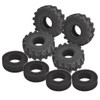 GPM Widen 1.0 Inch Crawler Rubber Tires 60x25mm w/Foam Inserts for 1/18 TRX4M