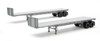 Walthers 949-2700 40' Flatbed Trailer Kit (2-Pack) Undecorated HO Scale