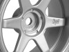 HPI 160753 TE37 Wheel 26mm Matte Chrome (6mm Offset) (2Pcs)