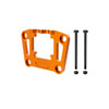 GPM Aluminum 7075 Alloy Rear Bulkhead Mount Strengthen Orange for Traxxas 1/16 Mini Maxx