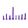 Yeah Racing YA-0733PP Aluminum Screws Set Purple for SANWA M17 Transmitter