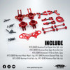 Yeah Racing KYFZ-S01RD Aluminum Essential Conversion Kit for Kyosho 1/10 Fazer Mk2