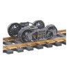 Kadee #501 Arch Bar Metal Fully Sprung Equalized Trucks (1Pair) : HO Scale