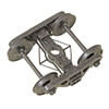 Kadee #754 2 Rail A.S.F 100-ton Roller Bearing Metal Trucks w/ 36" Smooth Back Metal Wheels O Scale