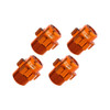 GPM Aluminum 7075 Alloy 17mm Wheel Hubs Orange for Traxxas 1:8 JATO 4X4 VXL