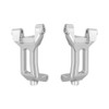 GPM Aluminum 7075 Alloy Front Caster Blocks Silver for Traxxas Pro Scale Sand Car