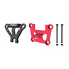 GPM Alum Front Bulkhead Mount Strengthen & Front Bumper Support Mount Red for 1/16 Mini Maxx