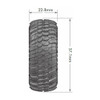 Louise R/C - CR-Champ Front/Rear 1/18, 1/24 1.0" Crawler Tires Super Soft (2)