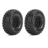 Louise R/C - CR-Uphill F/R 1/18, 1/24 1.0" Crawler Tires Super Soft w/Black Rim (2)