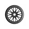 GRP GTX03-XB2 1:8 GT T03 REVO XB2 Extra Soft Tires w/ 20 Spoked Black Wheel (2)
