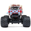 Losi LOS01026T4 1/18 Mini LMT Zombie 2S 4X4 RTR Brushed Monster Truck Red