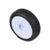 Pro-Line PRO1031413 1/24 Electron 2.0 Buggy F/R Tires w/7mm White Wheels (4) : Micro-B
