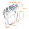 Spektrum SPMSA7100 A7100 MT/MS Metal Gear HV Wing Servo