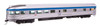 Walthers 910-30370 85' Budd Observation RTR VIA Rail Passenger Car HO Scale