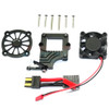 GPM Aluminum Motor Cooling Fan w/ Easy Switch (12Pcs) Set Black : TRX-4 / TRX-6