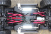 GPM Alum Adjustable Upper & Lower Suspension Links (31Pcs) Set Red : TRX-6