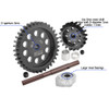 GPM 40Cr Carbon Steel M1.5 Spur Gear 35T + Motor Gear 20T for 1:5 Traxxas X Maxx