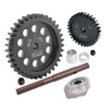 GPM 40Cr Carbon Steel M1.5 Spur Gear 35T + Motor Gear 30T for 1:5 Traxxas X Maxx