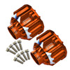 GPM Racing Aluminum 7075-T6 Front + Rear Differential Case Orange for 1/5 X-Maxx