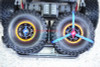 GPM Racing Aluminum Spare Tire Locking Black : Unlimited Desert Racer