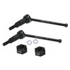 GPM Med. Carbon Steel Front CVD Drive Shafts w/Alum Whl Hex Black for Arrma Grom GPM Med. Carbon Steel Front CVD Drive Shafts w/Alum Whl Hex Black for Arrma Grom