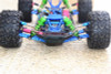 GPM Alum Front + Rear Shocks Low Center Of Gravity Version Green : Rustler 4x4