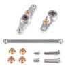 GPM Racing Aluminum Steering Assembly w/ Bearings Silver : Tamiya DF-01 / TA01/02