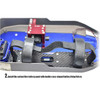 GPM Alum 7075-T6 Servo Mount Red & Carbon Fiber Battery Compartment for Sledge