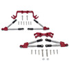 GPM Aluminum Front & Rear Tie Rods w/ Stabilizer Red : Traxxas Hoss 4x4 VXL