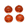 GPM Racing Aluminum Wheel Lock Orange : 1/5 Kraton & Outcast 8S BLX