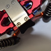 GPM Racing Aluminum Rear Lower Suspension Arm Mount Orange : Losi Mini-T 2.0