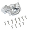 GPM Racing Aluminum Rear Gear Box Silver : Losi 1/18 Mini-T 2.0
