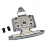 GPM Alum Front Bumper w/ D-Rings + Alum Front Skid Plate Grey : Losi Mini-T 2.0