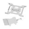 GPM Alum Battery Holder + ESC & Receiver Mounting Plate Silver for Losi 1/24 Micro-B