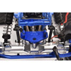 GPM Racing Aluminum 7075 Servo Plate Blue for Losi 1/18 Mini LMT
