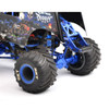 GPM Aluminum 7075 Alloy Rear Adjustable Wheelie Bar Black for Losi 1/18 Mini LMT